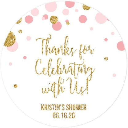 Andaz Press Blush Pink Gold Glitter Girl Baby Shower, Printable Table Tent Place Cards, 20-Pack, Seat Placement Cards Blank Place Cards For Table Settings Name Cards for Wedding, Graduation Food Cards - Colors B