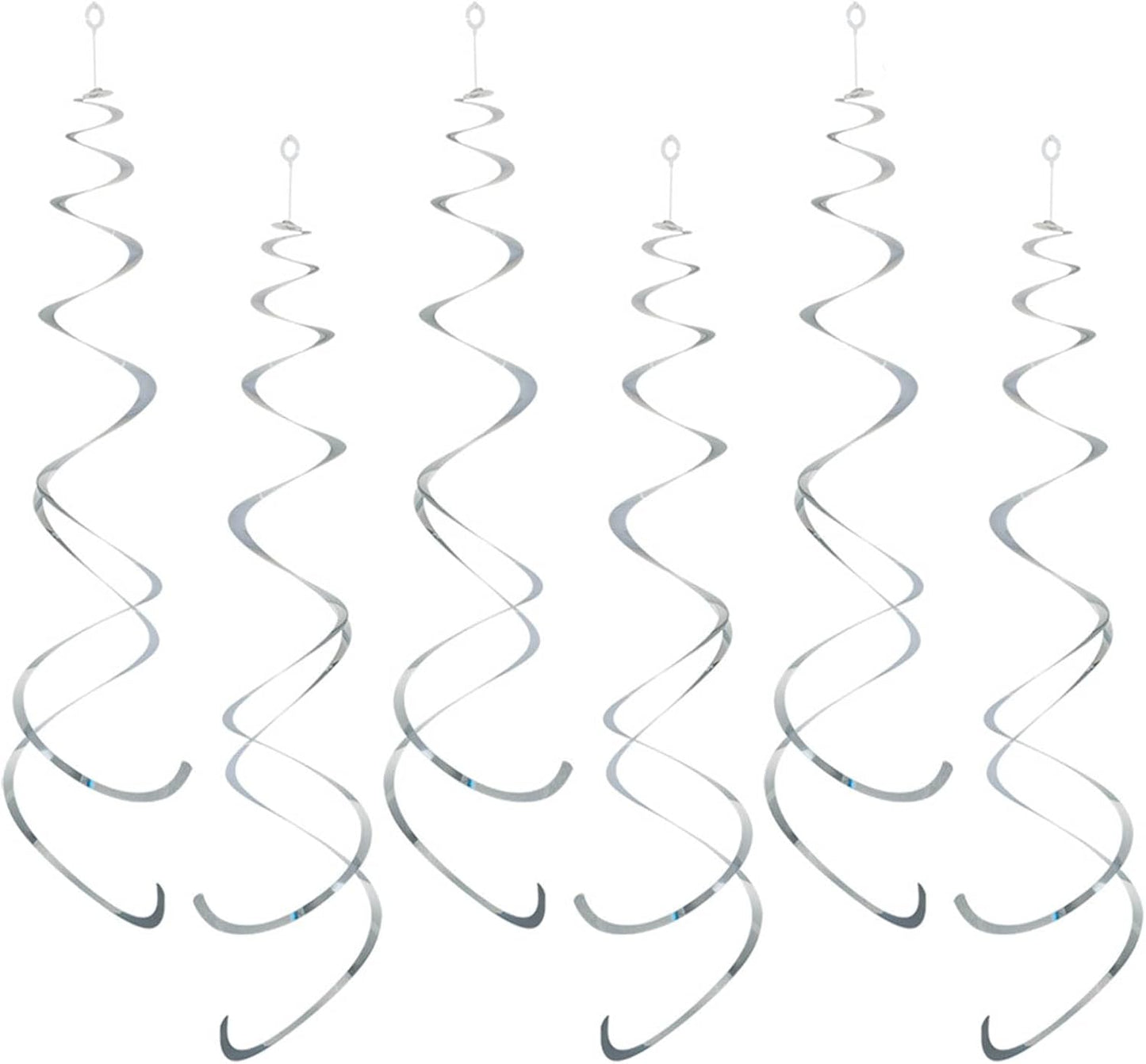 Party Swirl Decorations, Hanging Swirl for Ceiling Decorations, Purple, Pack of 30