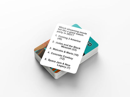 HoodFued : The Ultimate Family Trivia Card Game - A Culture-Centric Game That Brings Friends and Family Together for Fun and Knowledge and More Fun Than The Hood Charades Game for Family or Tabu