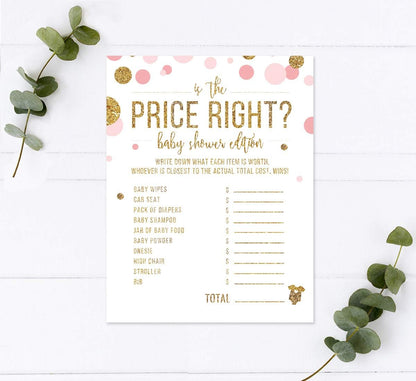 Andaz Press Blush Pink Gold Glitter Girl Baby Shower, Printable Table Tent Place Cards, 20-Pack, Seat Placement Cards Blank Place Cards For Table Settings Name Cards for Wedding, Graduation Food Cards - Colors B