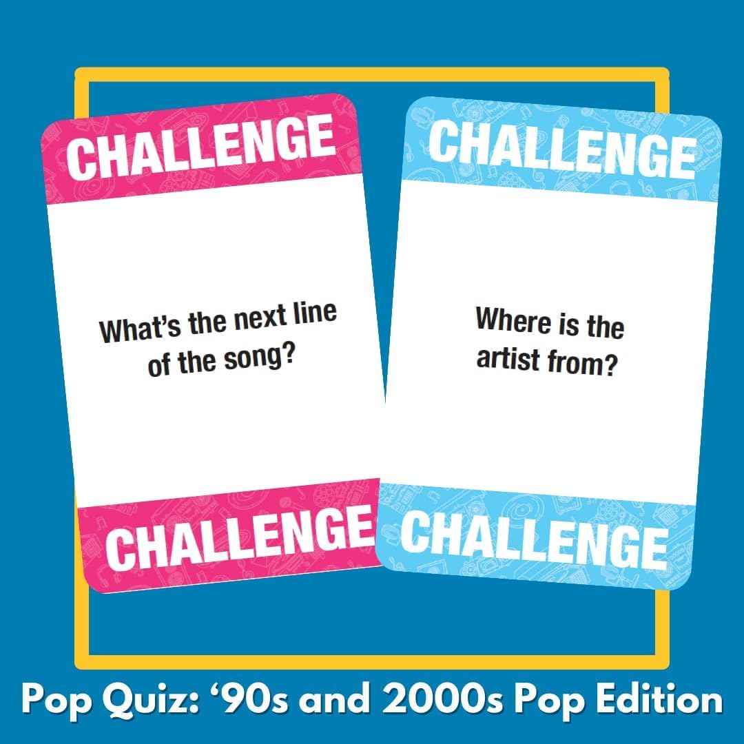 Lyrically Correct '90s & 2000s Music Trivia Card Game - Hip Hop and R&B Edition - Finish the Lyrics Challenge, Fun for Adults, Party or Family Night