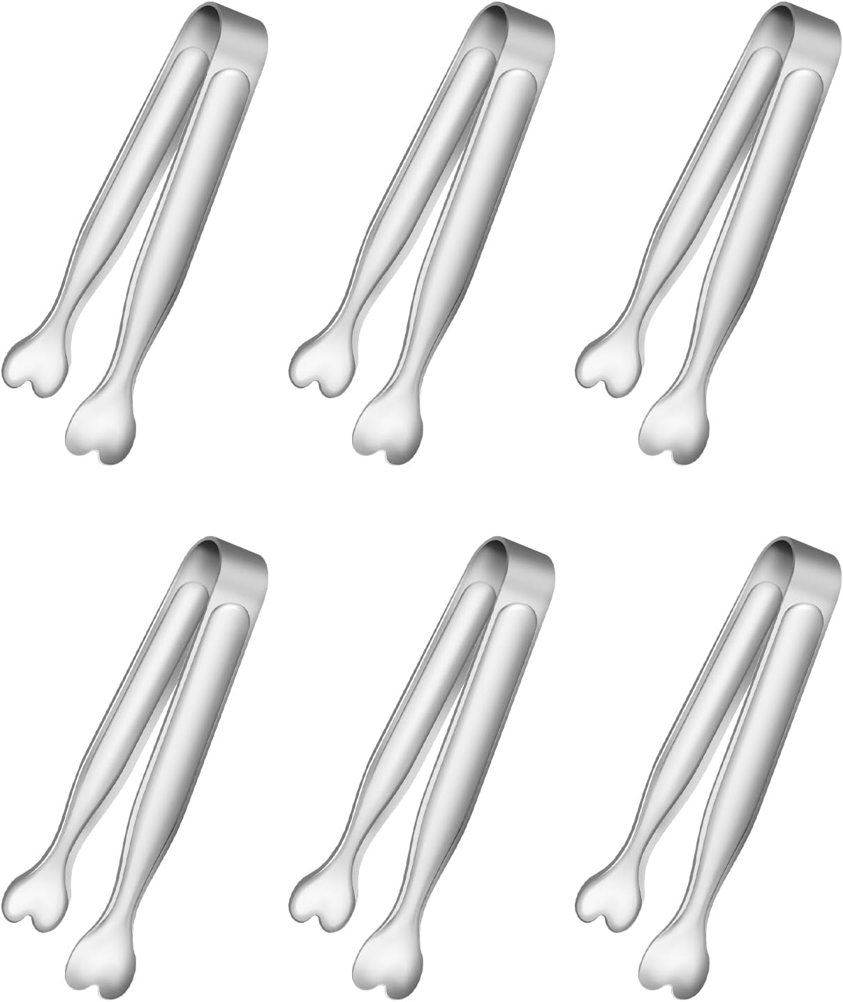 Mini Serving Tongs, Anytrp 18-Packs Stainless Steel Sugar Tongs, 4.3inch Ice Tongs Kitchen Appetizers Tongs for Coffee Bar, Tea Party, Desserts Party, Sugar and Ice Bucket