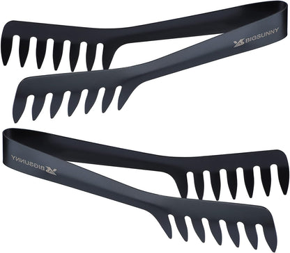 MSY BIGSUNNY 2 Pack Pasta Tong, Stainless Steel Food Tong Serving Tong, Spaghetti Tong