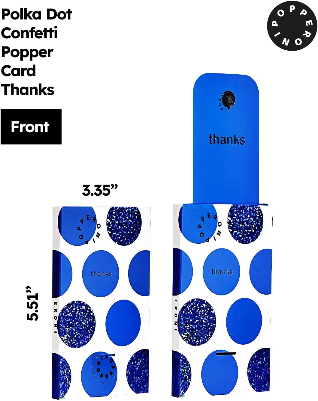 Confetti Popper Birthday Card Pop Up Surprise Greeting Cards Funny Congratulations Gift Idea for Party