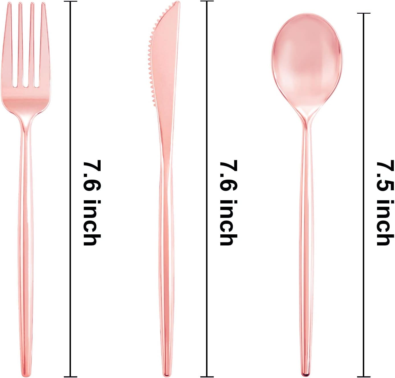 SUT 150Pcs Silver Plastic Silverware, Silver Disposable Cutlery, Heavy Duty Disposable Silverware, Plastic Utensils Include 50 Plastic Forks, 50 Plastic Spoons, 50 Plastic Knives