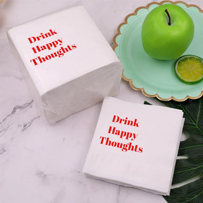 Funny Cocktail Napkins 100Pcs Funny Quotes Saying Disposable Paper Party Napkins 4.5 x 4.5 Two-ply (I Feel Sorry For People Who Don’t Know Us Napkins)