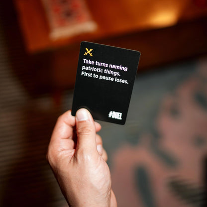 DSS Games Duel: A Drinking Game [Duel Your Friends & Complete Challenges | Funny Party Card Game for Adults | Great for Pregames, Parties, 21st Birthday Gifts, Bachelorettes, College and Big Groups]