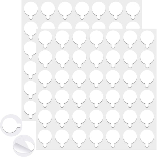 Double Sided Tape for Wall Hanging, 0.79" Sticky Tack Dots Strong Mounting Putty, Stickers Easy to Peel for Crafts, Poster, Balloons Decoration, 252 PCS Removable Tape
