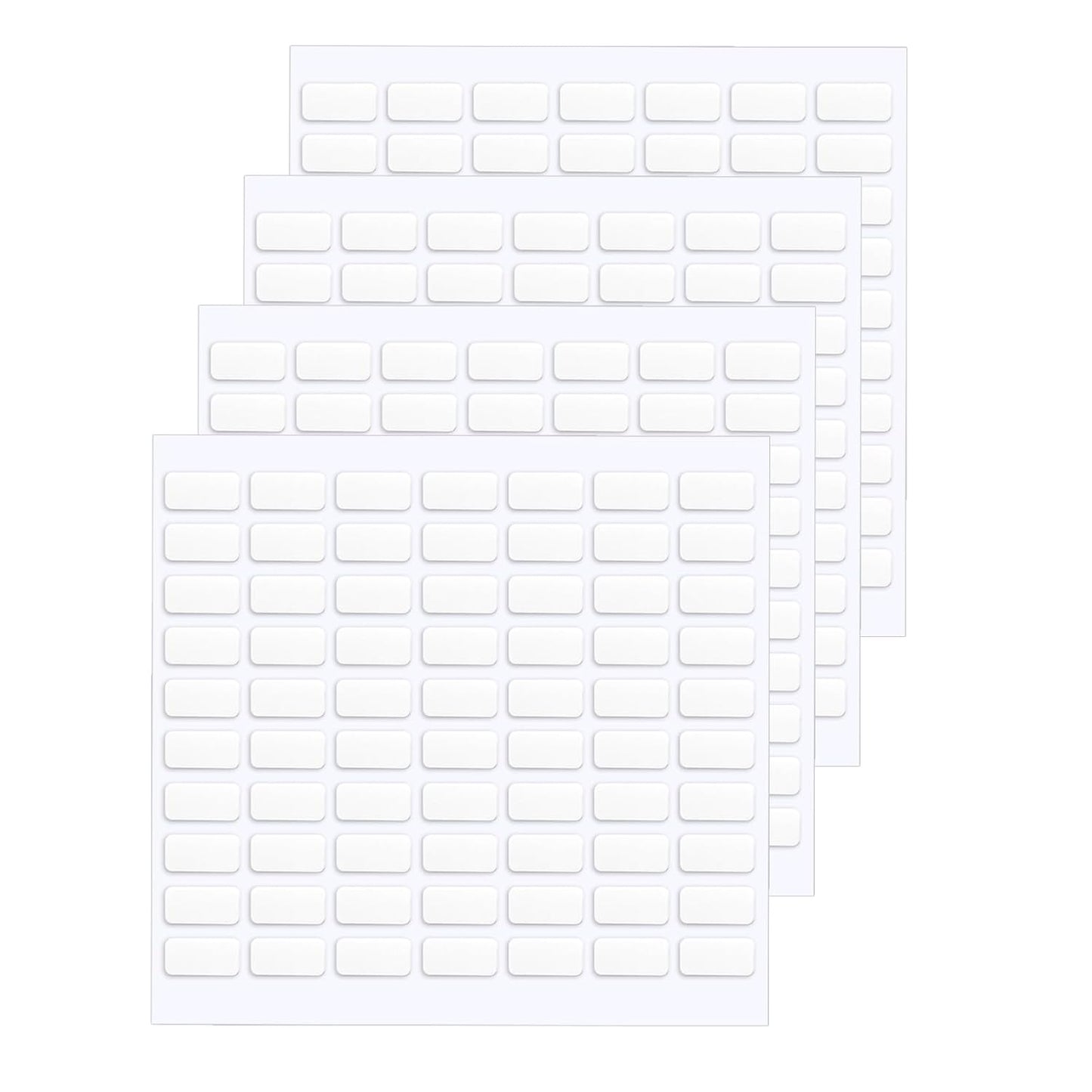 JANYUN 140 Pieces Adhesive Dots,Removable Round Putty Clear Tack No Trace Small Tape Stickers for Wall Hanging Festival Poster Office Party Decoration Picture Crafts