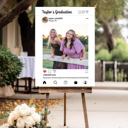 Personalized 2026 Graduation Party Welcome Sign, Minimalist Grads Decor, Class of 2026 Graduation Party Poster, Custom Graduation Party Sign, Congrats Grad Decorations Design 2
