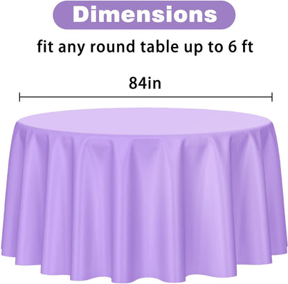 Kopokita 2PCS Black Plastic Tablecloths 54 x 108 Inch, Disposable Table Cloths Rectangle Party Table Covers