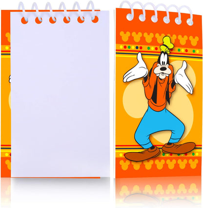 Mouse Birthday Party Supplies, 24Pcs Mini Notepads for Mickey Birthday Party Gifts, Goodie Bag Stuffers, Classroom Rewards, 8 Types