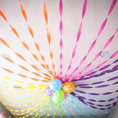 Unique Industries Crepe Paper Streamer, 81ft, Pastel Pink