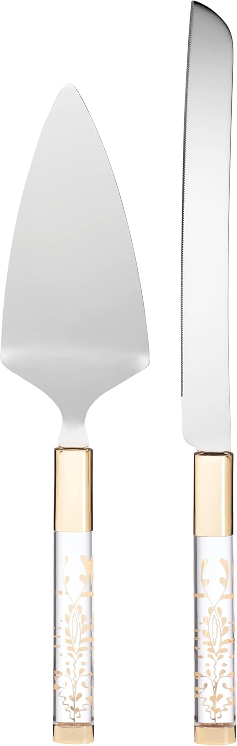 Lenox 890861 Opal Innocence Flourish Cake Knife & Server