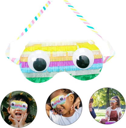 2pcs Playthings Birthday Party Favors Pinata Eye Cover Costume Masks Lovely Eye Masks Birthday Party Props Costume Supplies Pinata Playthings Paper