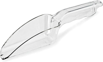 New Star Foodservice Commercial Grade Polycarbonate Plastic Utility Ice Scoop, White, 64 oz