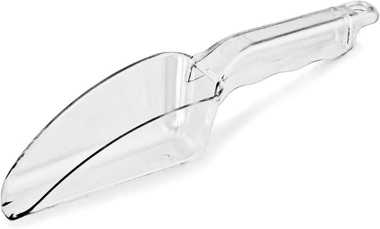 New Star Foodservice Commercial Grade Polycarbonate Plastic Utility Ice Scoop, White, 64 oz