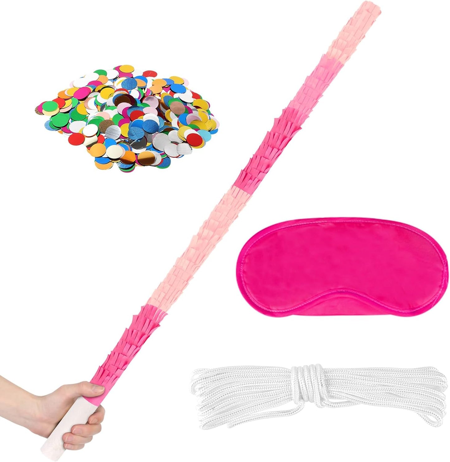 Easter Bunny Pinata Funny Bunny Egg Pinata with Blindfold & Stick for Birthday Decorations Easter Party Supplies Spring Decorations