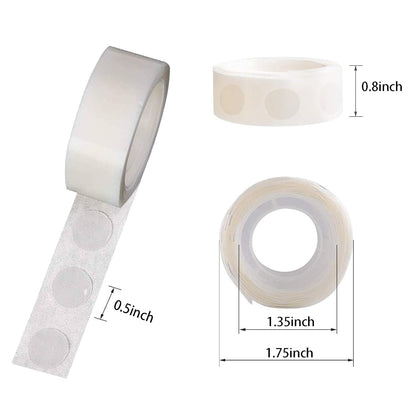 COLOGO 5000 PCS Glue Point Clear Balloon Glue Removable Adhesive Dots, 50 Rolls Double Sided Dots of Glue Tape for Scrapbook, Party, Wedding, Balloons Decoration