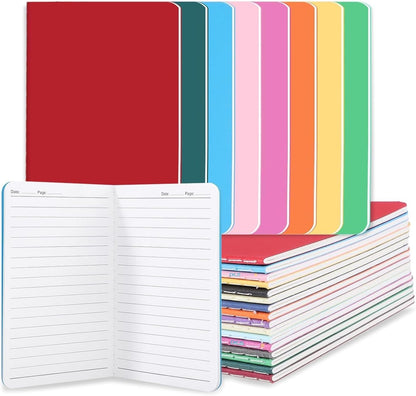 BESARME 16 Pack Mini Notebooks Bulk, A6 Small Lined Pocket Notebook End of Year Gifts for Students Elementary School Graduation Gifts for Kids Students School Supplies