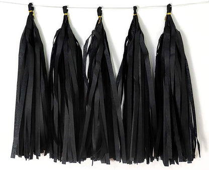 9.8in Blue Tissue Paper Tassel DIY Hanging paper decorations Party Garland Decor for Party Decorations Wedding,Festival,Baby Shower Decoration 20PCS25cm
