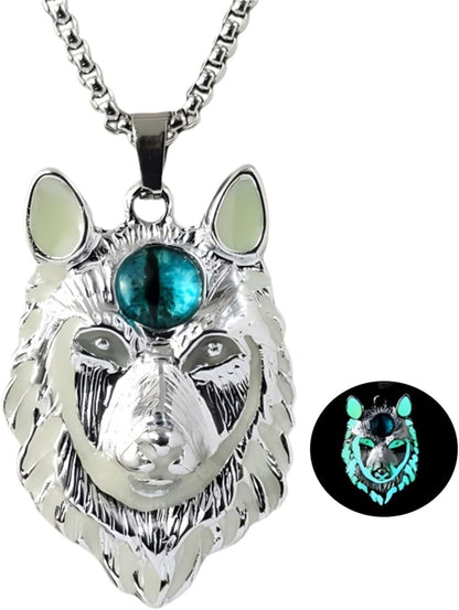 Spider Necklace for Men Women,Punk Luminous Animal Pendant,Spider Charm Pendant Necklace,Hip-hop Glow in the Dark Jewelry