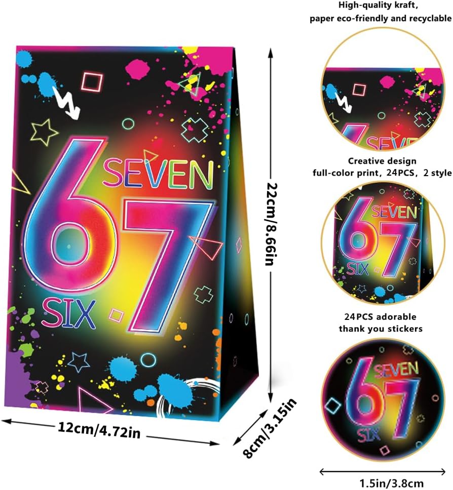 20pcs 10 Styles 6 7 Birthday Theme Mini Notebooks Party Supplies Favors Goodie Bag Stuffers Colorful 6 7 Birthday Theme Journal Pocket Notebook Supplies for Birthday Party Activity(20pcs-67-bks)