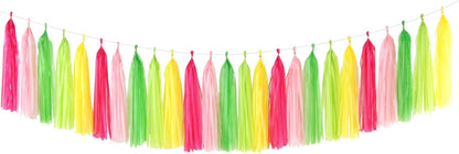 Navy-Blue White-Silver Tassel Garland Streamers - 15pcs Party Decorations Tissue Paper Tassels Banner,Graduation 2025 Wedding Baby Bridal Shower Hanging Decoration Boy Birthday Backdrop Decor Panduola