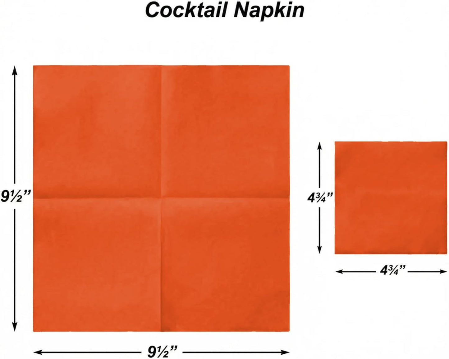 AH AMERICAN HOMESTEAD Cocktail Napkins-Disposable Beverage/Bar Napkins-White Linen-Like Square Napkins-Eco-Friendly & Compostable-Everyday Use, Party or Wedding 4.75inch x 4.75inch (100 Count, White)