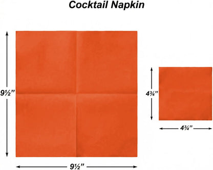 AH AMERICAN HOMESTEAD Cocktail Napkins-Disposable Beverage/Bar Napkins-White Linen-Like Square Napkins-Eco-Friendly & Compostable-Everyday Use, Party or Wedding 4.75inch x 4.75inch (100 Count, White)