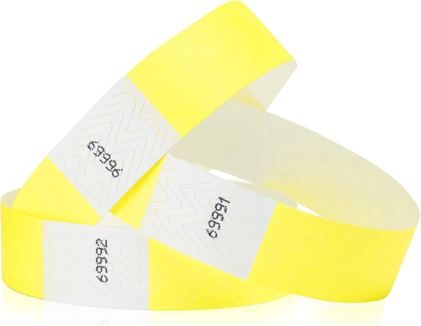 200 WristCo Neon Red Tyvek Wristbands for Events Tamper-Proof Design & Fluorescent Color Prevent Reuse Premium-Grade Bracelets for Hospital & Medical ID, Party & VIP Identification