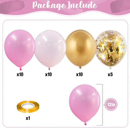 Sage Green and Dusty Pink Balloons, Retro Pink Muted Green White Gold Baby in Bloom Balloons for Girls Women Floral Fairy Wildflower Camping Birthday Woodland Baby Shower Garden Tea Party Decorations