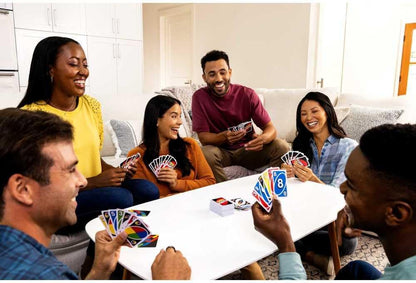 Mattel,UNO Party Card Game-Larger Groups! Wilder Rules! Faster Fun!