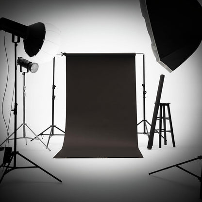 Kate Seamless Paper Backdrop for Photography Photo Backdrop Paper (53''x16.4' Arctic White)