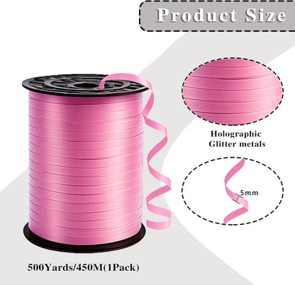 500 Yard Premium Gold Curling Ribbon,Curling Ribbon for Gift Wrapping, Balloon String,for Gift Wrapping ，Party Decoration Crafting,for Florist Flower﻿