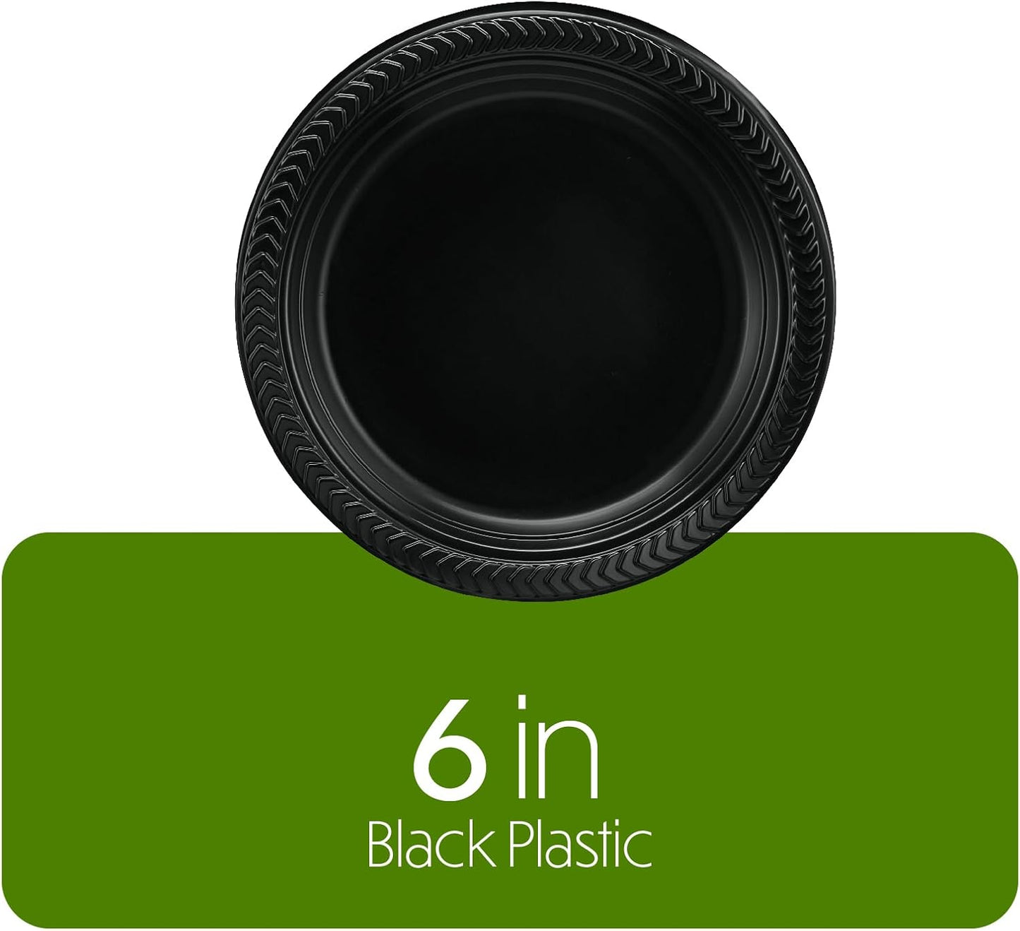 PLASTICPRO 100 PCS Black Plastic Bowls Light Weight 12 oz Plastic Soup Bowls Black Salad Plates Disposable for Party and Wedding