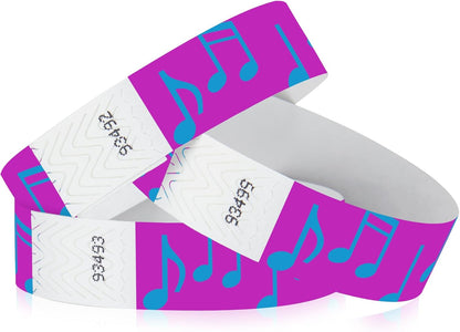500 WristCo Swimming Pool Tyvek Wristbands for Events – Security Cuts & Tamper-Proof Design to Prevent Reuse – Premium-Grade Bracelets for Hospital & Medical ID, Party & VIP Identification