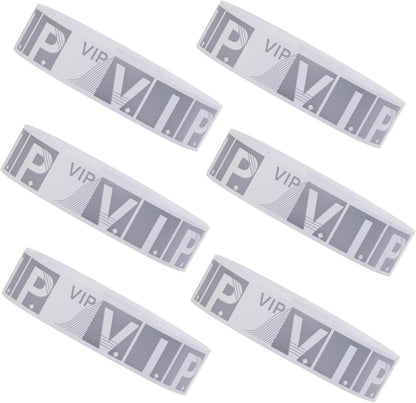 ONLYKXY 120pcs VIP Wristband Party Paper Wrist Straps 3/4" Tear-Resistant Waterproof Disposabl Wristbands for Events (Gold)
