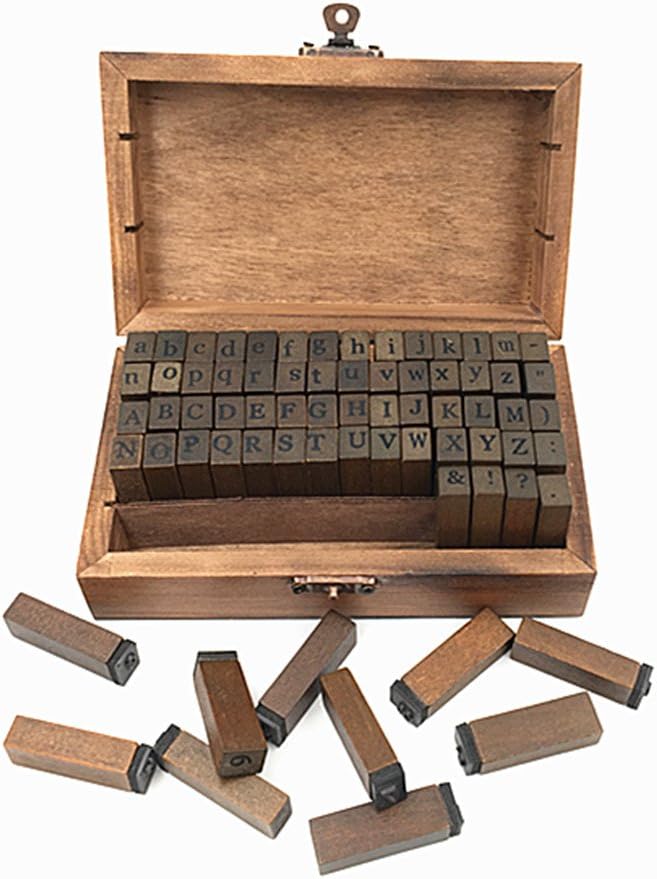 Diary Stamp Set,Wooden Rubber Signet for Children DIY Scrapbooking Card Making(25pcs,Happy Life)