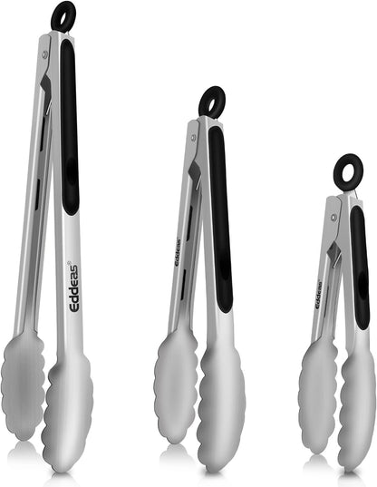 EDDEAS 12 PCS Small Serving Tongs, 4.3" Mini Gold Tongs, Gold Kitchen Tongs for Serving Food, Coffee Bar, Tea Party, Desserts Party and Ice Bucket