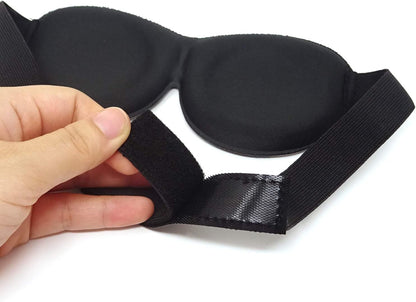 Honbay 3D Funny Eyeshade Soft Sleep Eye Mask with Adjustable Head Strap for Travel, Game, Party, Rest, Sleeping, etc (for Man)