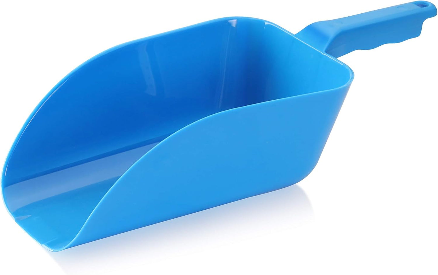 New Star Foodservice Commercial Grade Polycarbonate Plastic Utility Ice Scoop, White, 64 oz