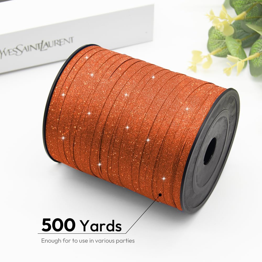 KMER LIFE Premium Red Curling Ribbon, 1/5" Wide x 500 Yards Christmas Curling Ribbons for Gift Wrapping, Party Decoration, Balloon String, Ribbons for Florist Flower (1 Roll)