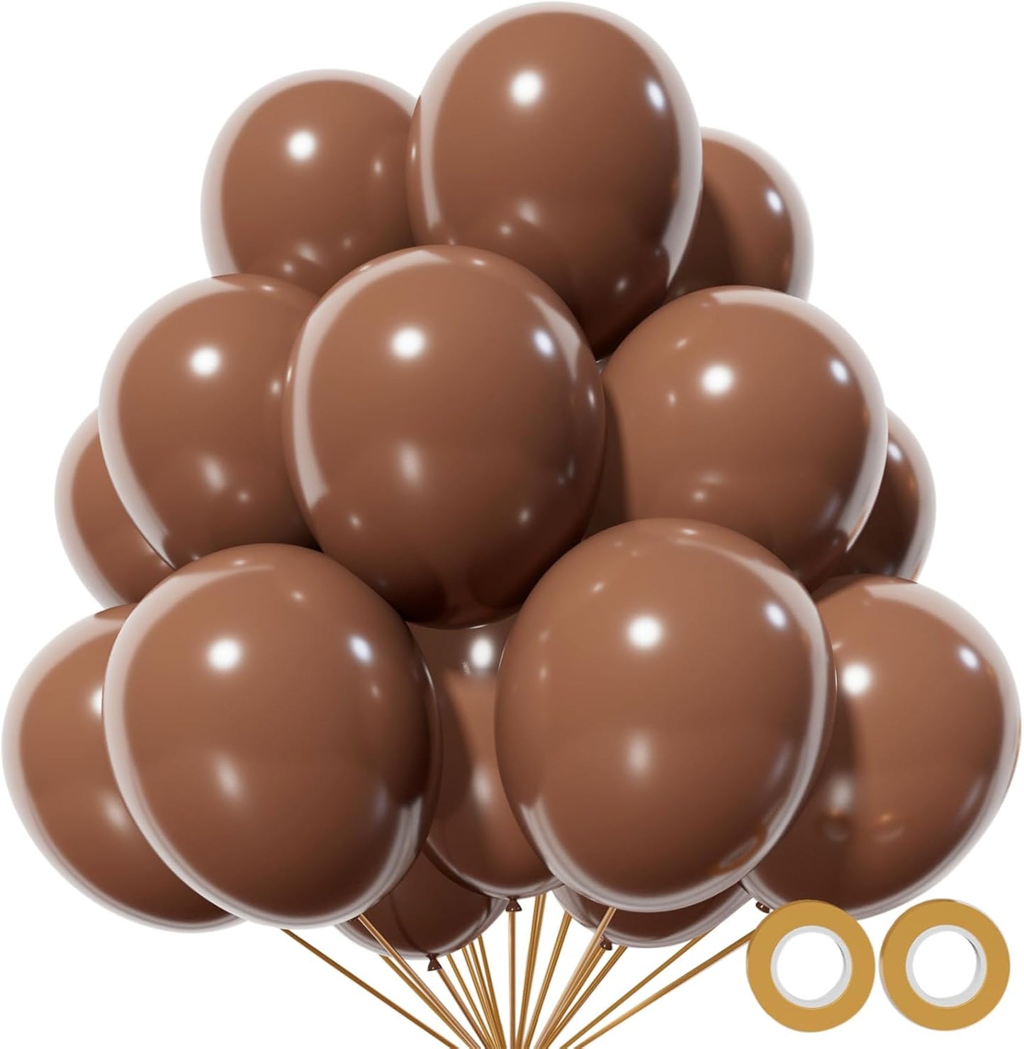 110pcs Black Balloon 12 inch, Black Latex Balloons for Birthday Party Baby Shower Wedding(with 2 Ribbons). - Colors B