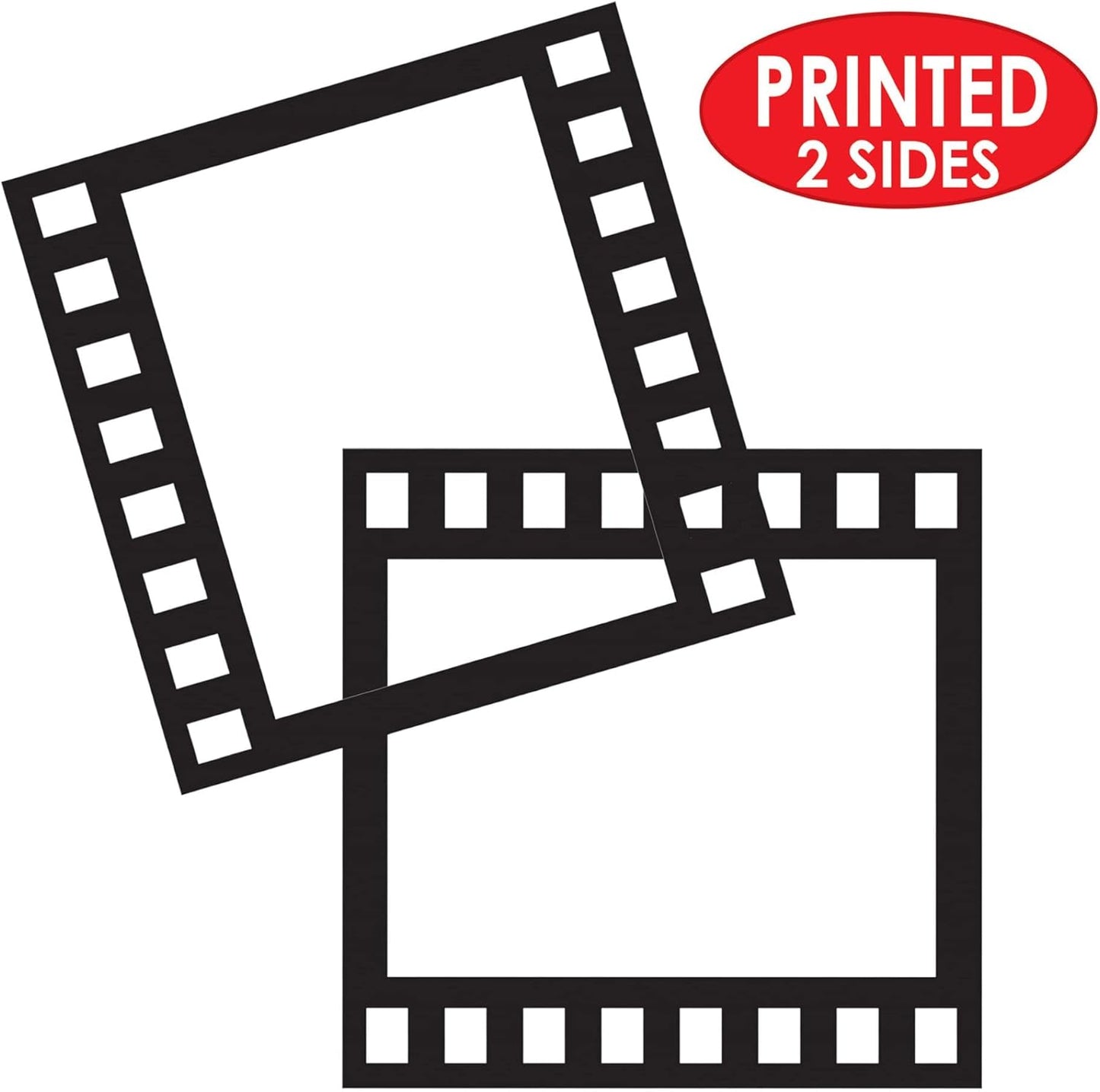 Beistle Black 5 Piece Filmstrip Photo Fun Frames, 12"