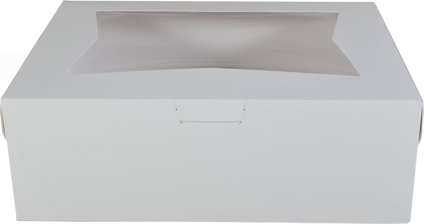 Southern Champion Tray 1029 Premium Clay Coated Kraft Paperboard White Non-Window Sheet Cake and Utility Box, 19" Length x 14" Width x 4" Height, 1/2 Sheet (Case of 50)