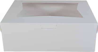 Southern Champion Tray 1029 Premium Clay Coated Kraft Paperboard White Non-Window Sheet Cake and Utility Box, 19" Length x 14" Width x 4" Height, 1/2 Sheet (Case of 50)