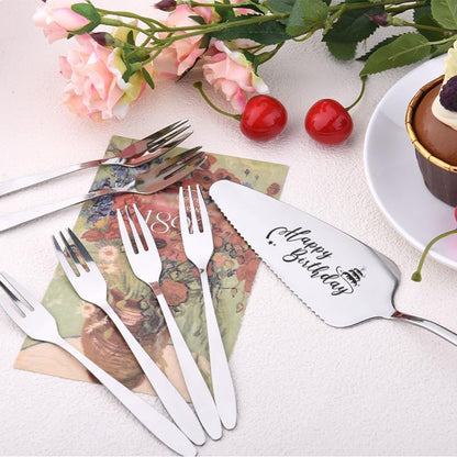 Cake Knife and Server Set for Birthday Party 60 Year Old Birthday Gift for Dad Mom Engraved Knives Servers Grandma Grandpa 60th Bday Gifts for Men Women 60 Yrs Old Bday Presents for Aunt Uncle