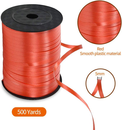 TONIFUL 500 Yards Curling Ribbon-Balloon Ribbon-Balloon String for Art&Craft Decor,Gift Wrapping,Ribbons and Bows for Christmas New Year Birthday Gifts (Silver)