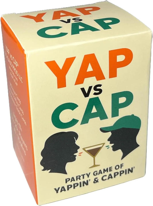 The Party Game of Yappin & Cappin - Fun Social Party Game for Gatherings with Bold Opinions and Wild Debates